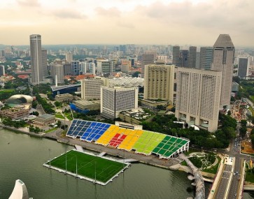 Stadionul Plutitor din Golful Marina, Singapore1