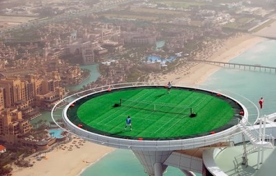 Terenul de tenis de la Burj Al Arab, Emiratele Arabe Unite 1